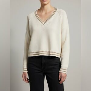 🤍 The Drop V-Neck Sweater – Size Large | NWT | Oversized Cozy Style 🤍